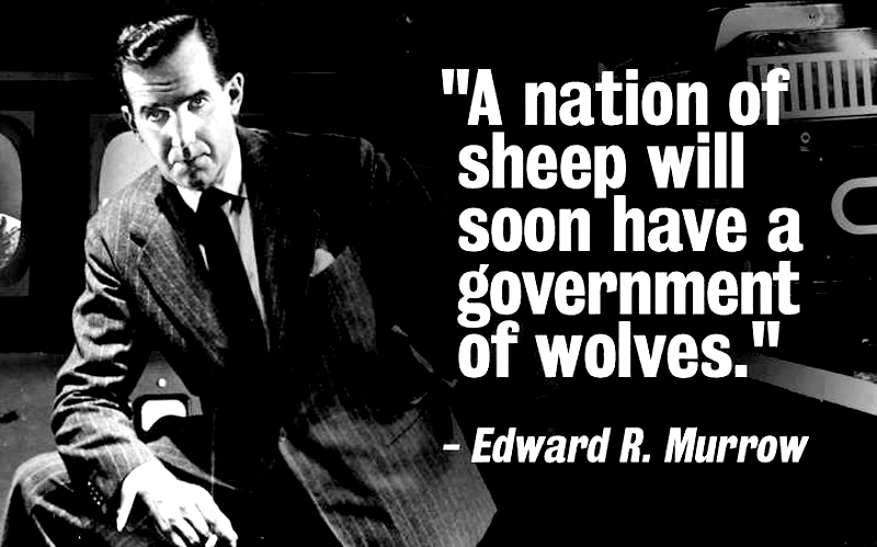 a nation of sheep will soon have a government of wolves